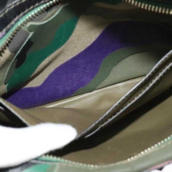 VALENTINO Studs Backpack Leather Camouflage - Picture 11 of 16